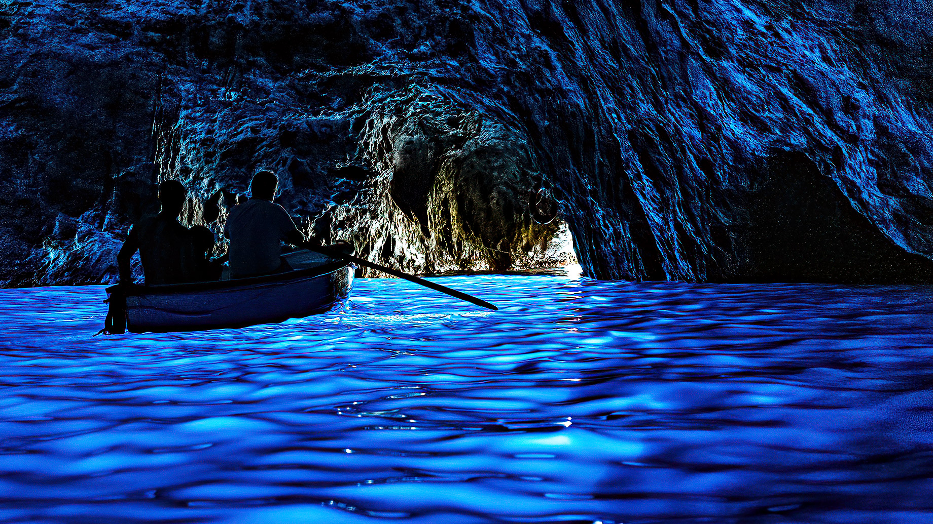 Blue Grotto in Capri