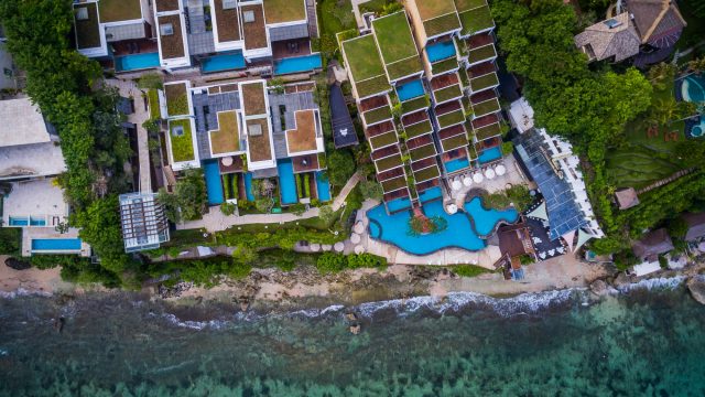 Anantara Uluwatu Bali Resort - Bali, Indonesia - Overhead Aerial View