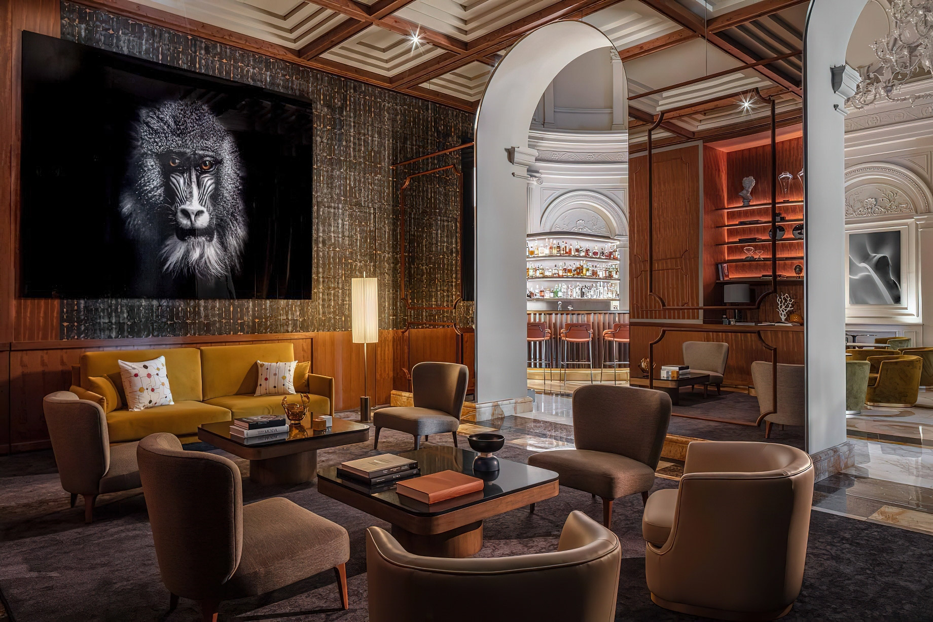 Anantara Palazzo Naiadi Rome Hotel – Rome, Italy – Lounge Bar