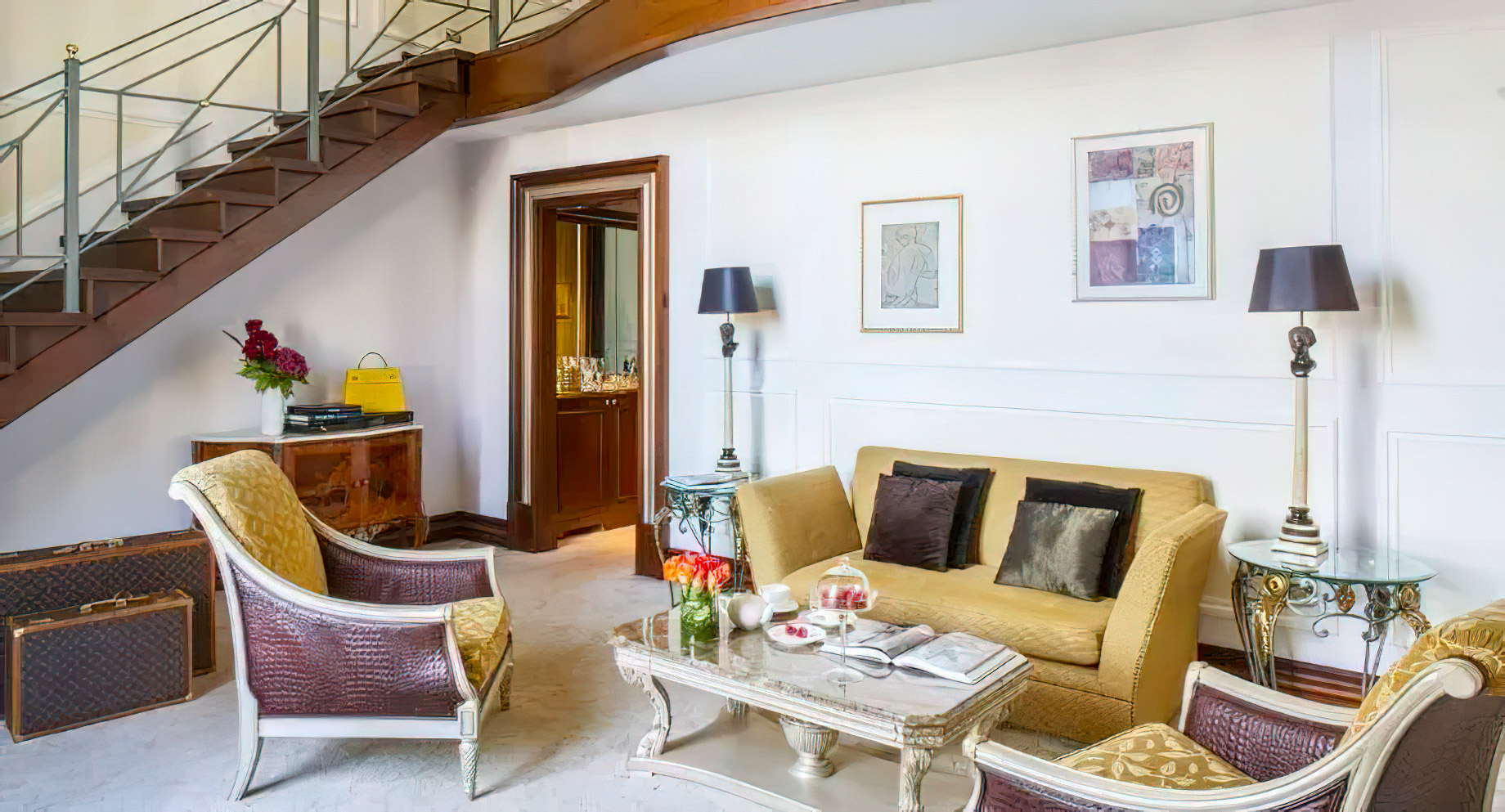 Anantara Palazzo Naiadi Rome Hotel – Rome, Italy – Duplex Suite Piazza View Decor