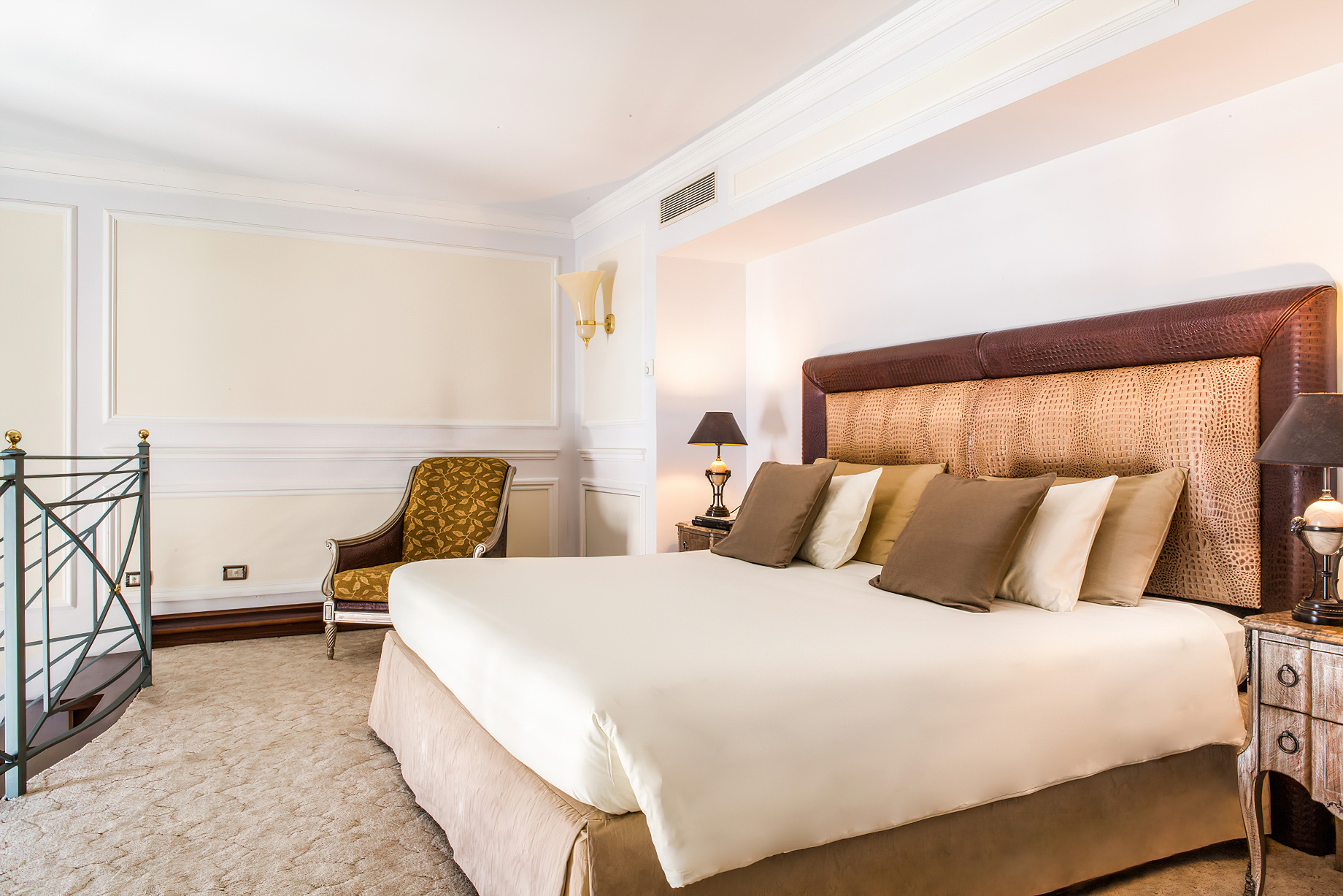 Anantara Palazzo Naiadi Rome Hotel - Rome, Italy - Duplex Suite Piazza View Bedroom