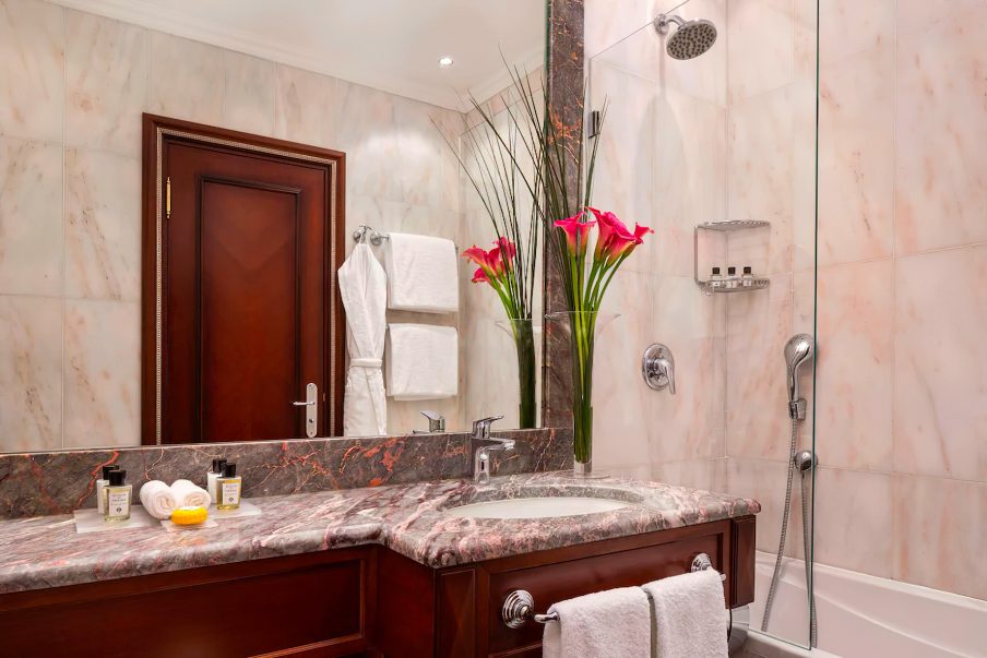 Anantara Palazzo Naiadi Rome Hotel - Rome, Italy - Deluxe Room Bathroom