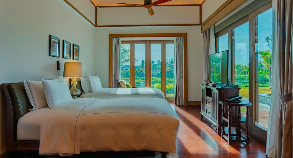 Anantara Desaru Coast Resort & Villas - Johor, Malaysia - Two Bedroom Lagoon Pool Villa Bedroom