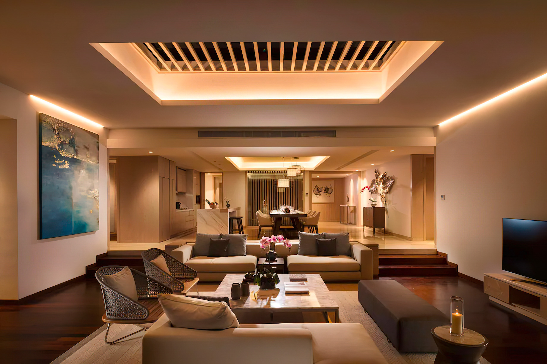 Anantara Desaru Coast Resort & Villas – Johor, Malaysia – Four Bedroom Beach Residence Living Room