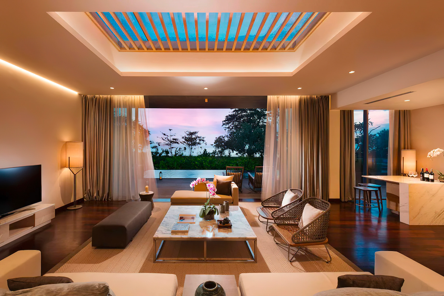 Anantara Desaru Coast Resort & Villas – Johor, Malaysia – Four Bedroom Beach Residence Living Area