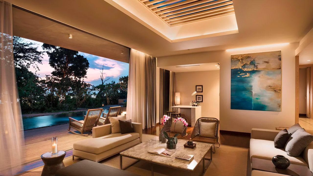 Anantara Desaru Coast Resort & Villas - Johor, Malaysia - Four Bedroom Beach Residence Sitting Area