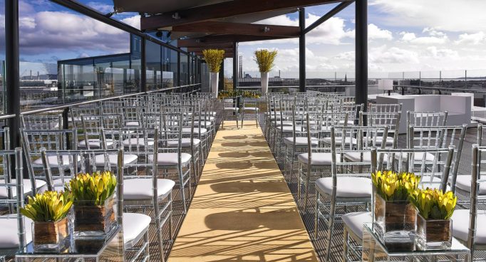 Anantara The Marker Dublin Hotel - Dublin, Ireland - Rooftop Wedding Venue