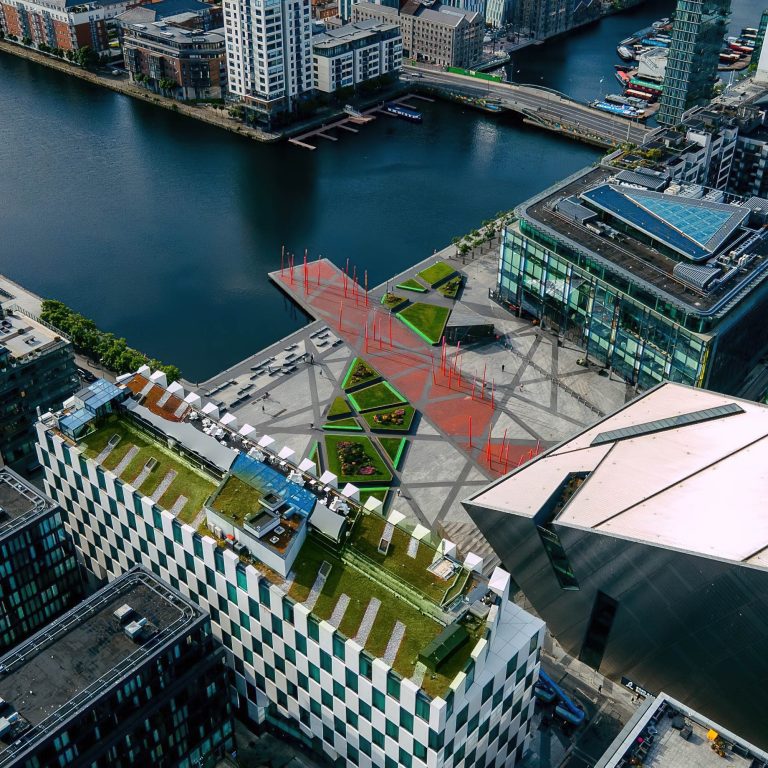 Anantara The Marker Dublin Hotel – Dublin, Ireland – Aerial View