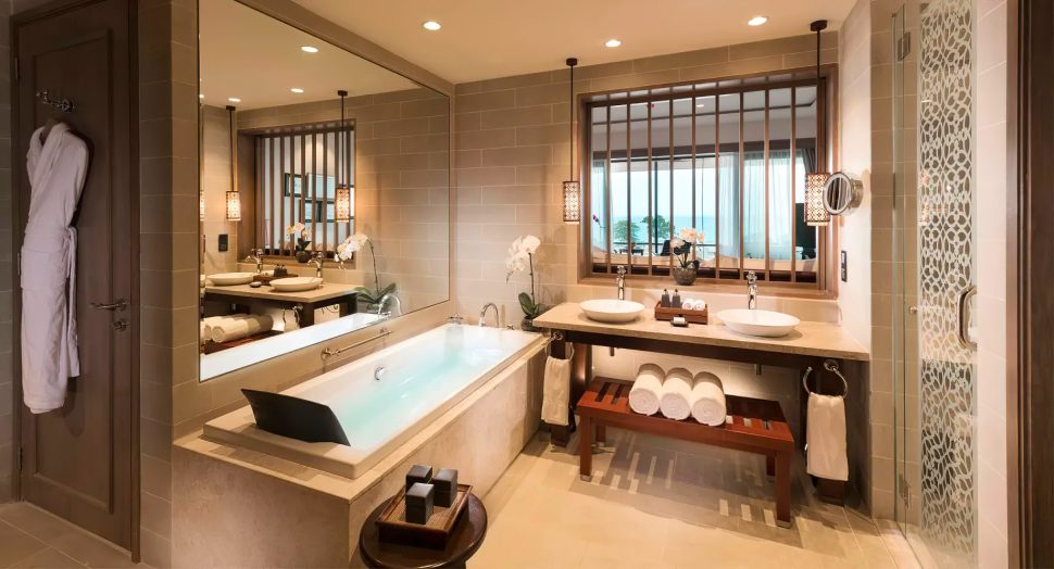 Anantara Desaru Coast Resort & Villas - Johor, Malaysia - Deluxe Sea View Bathroom