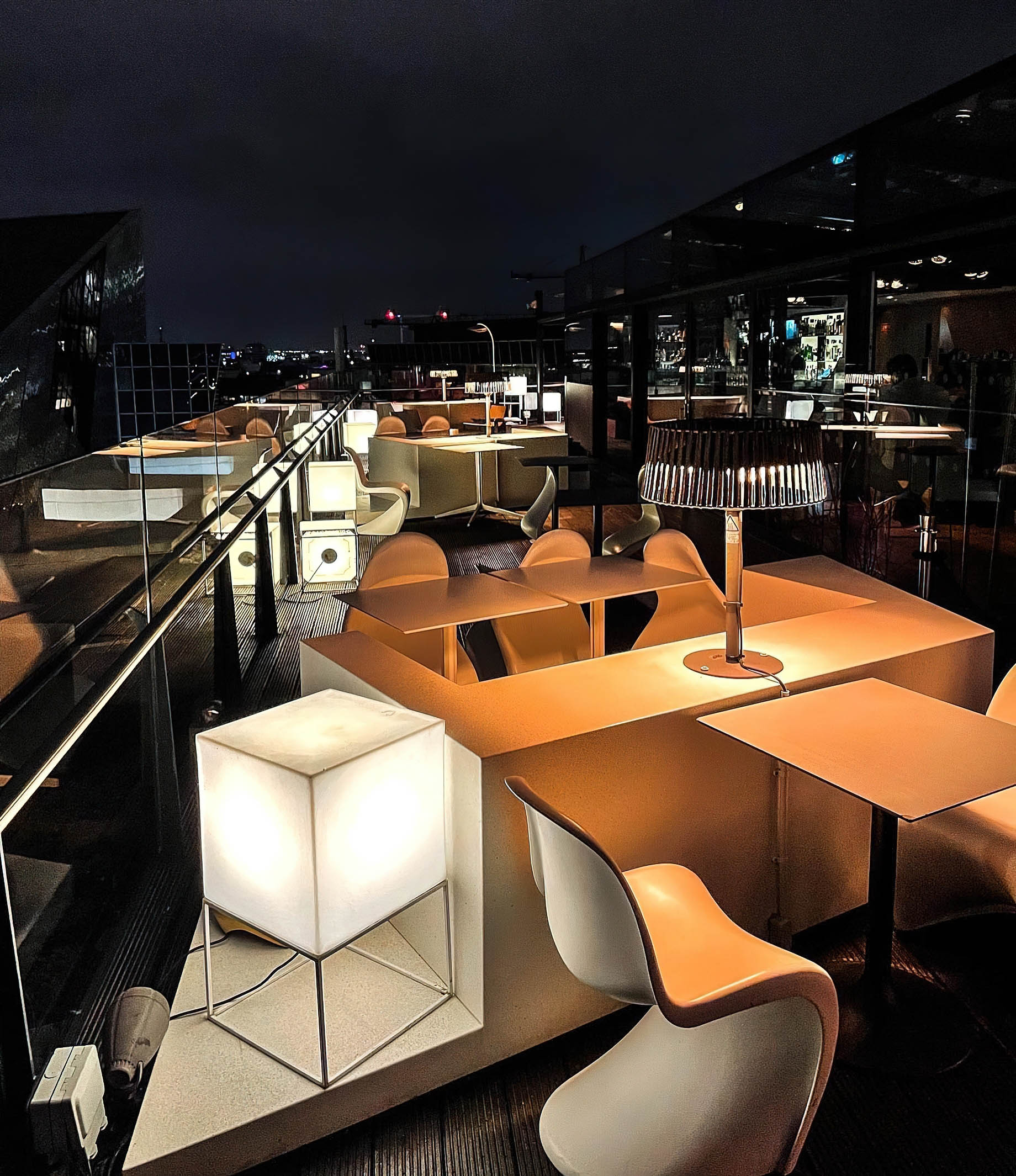 Anantara The Marker Dublin Hotel - Dublin, Ireland - Rooftop Bar & Terrace Night View