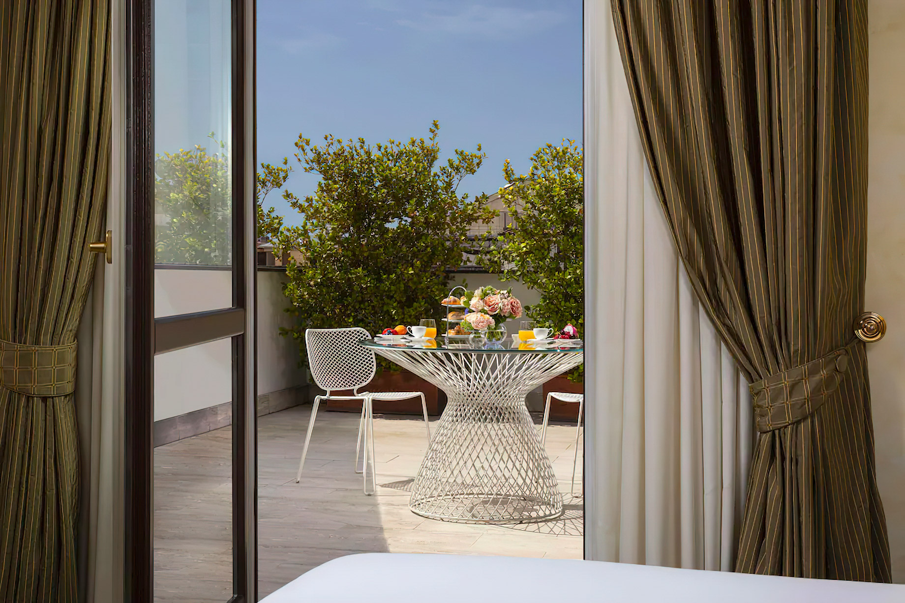 Anantara Palazzo Naiadi Rome Hotel - Rome, Italy - Junior Suite Terrace Exterior