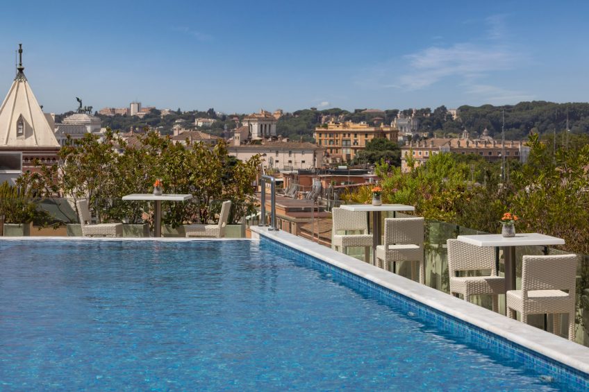 Anantara Palazzo Naiadi Rome Hotel - Rome, Italy - Rooftop Pool