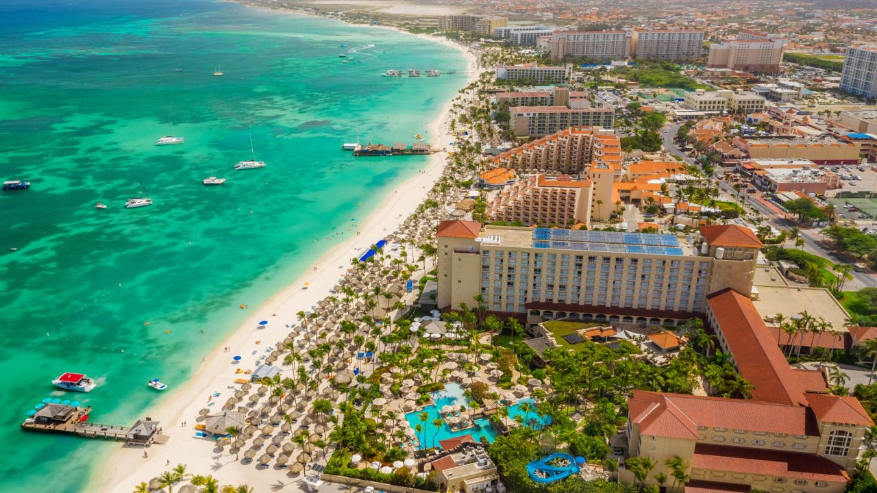 Hyatt Regency Aruba Resort & Casino - Noord, Aruba - Aerial View