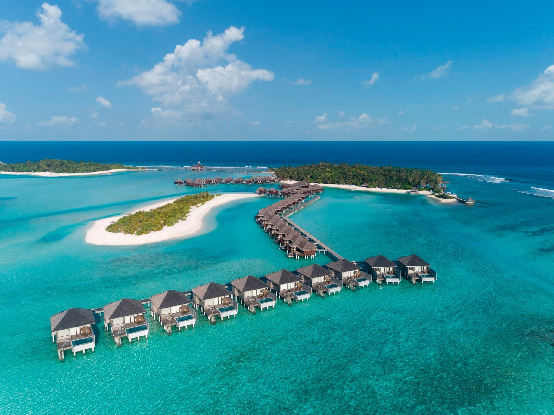 Anantara Veli Maldives Resort – South Male Atoll, Maldives – Aerial View