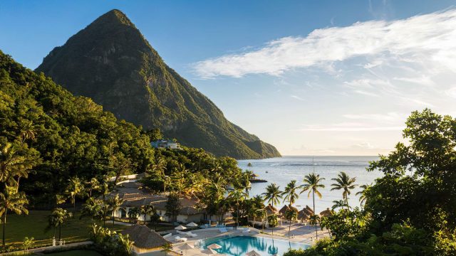 Sugar Beach, A Viceroy Resort - La Baie de Silence, Saint Lucia - Resort Aerial View