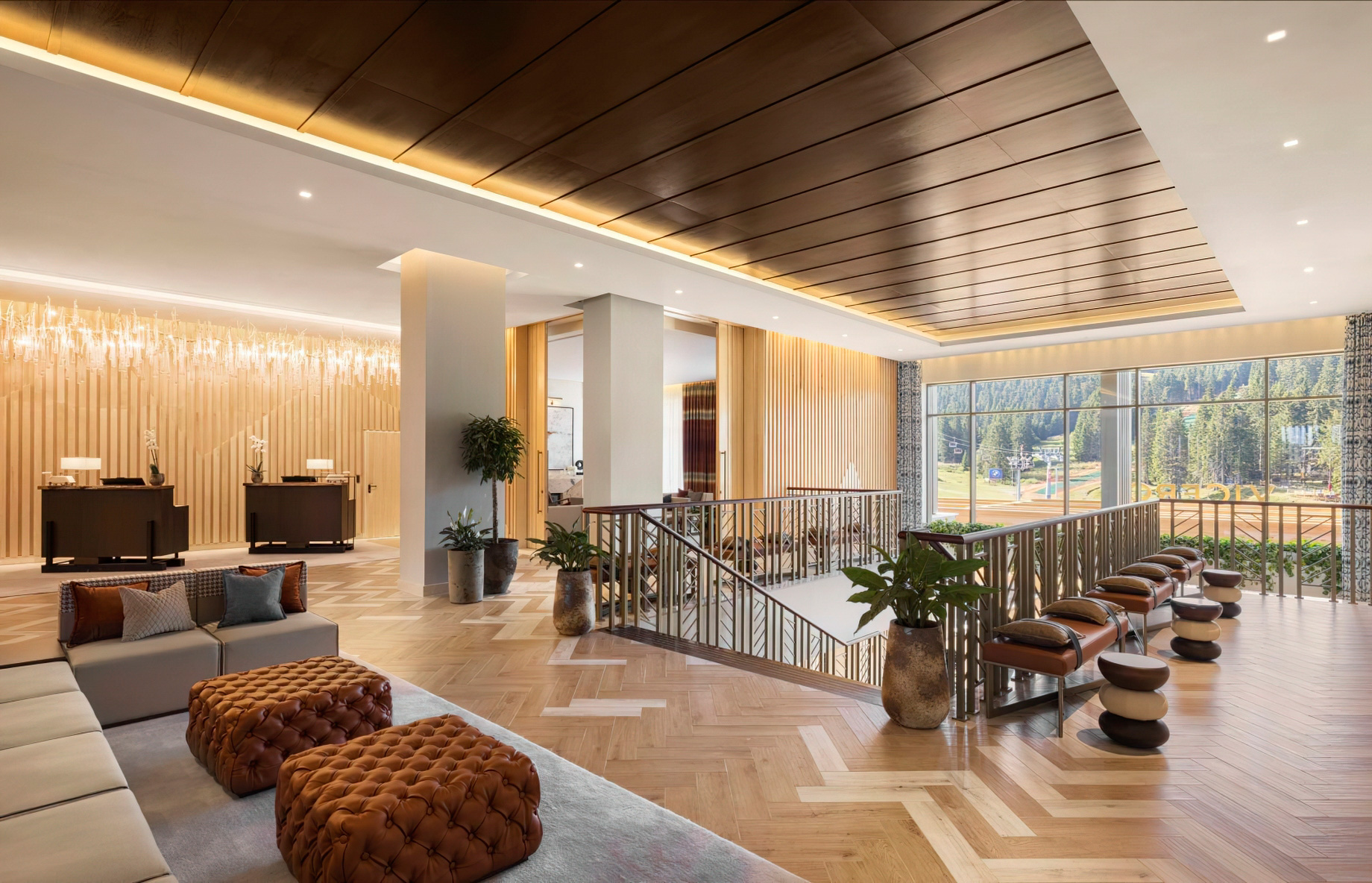 Viceroy Kopaonik Serbia Mountain Resort – Kopaonik, Serbia – Lobby and Reception Area