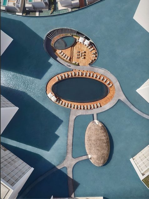 Viceroy Los Cabos Resort - San José del Cabo, Mexico - Pool Overhead Aerial View