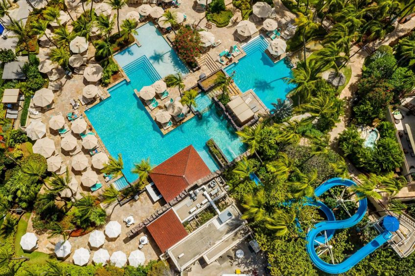 Hyatt Regency Aruba Resort & Casino - Noord, Aruba - Pool Overhead View