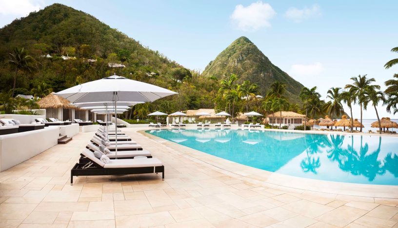 Sugar Beach, A Viceroy Resort - La Baie de Silence, Saint Lucia - Pool Deck