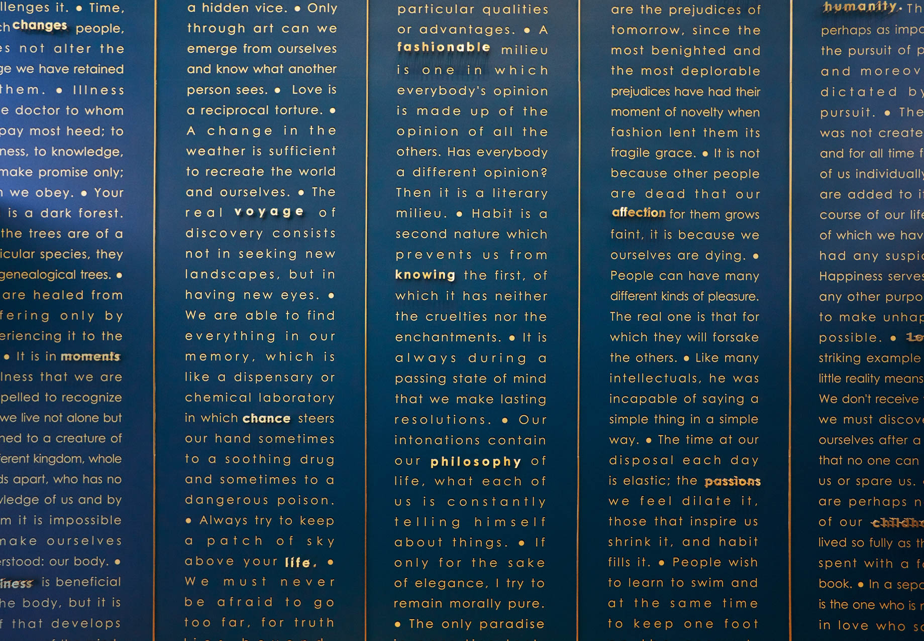 Viceroy Chicago Hotel - Chicago, IL, USA - Lobby Lounge Art