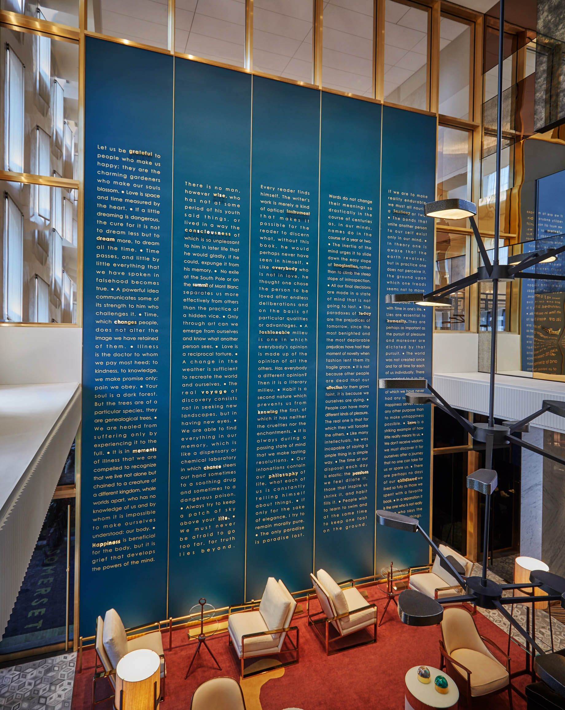 Viceroy Chicago Hotel – Chicago, IL, USA – Lobby Lounge