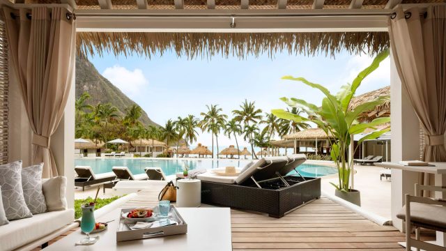 Sugar Beach, A Viceroy Resort - La Baie de Silence, Saint Lucia - Poolside Cabana