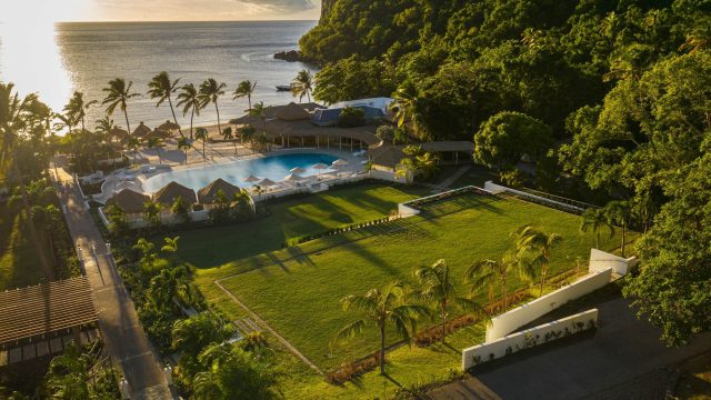 Sugar Beach, A Viceroy Resort - La Baie de Silence, Saint Lucia - Resort Grounds Aerial View
