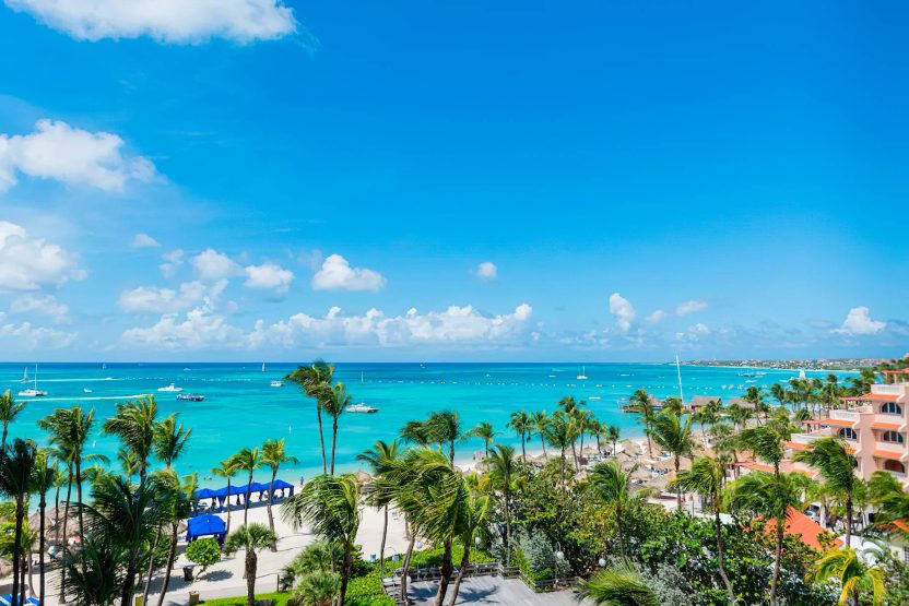Hyatt Regency Aruba Resort & Casino - Noord, Aruba - Beach Aerial View