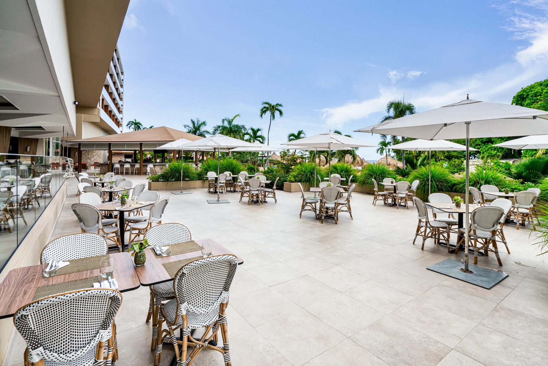 Dreams Curaçao Resort, Spa & Casino – Willemstad, Curaçao – World Cafe Outdoor Terrace