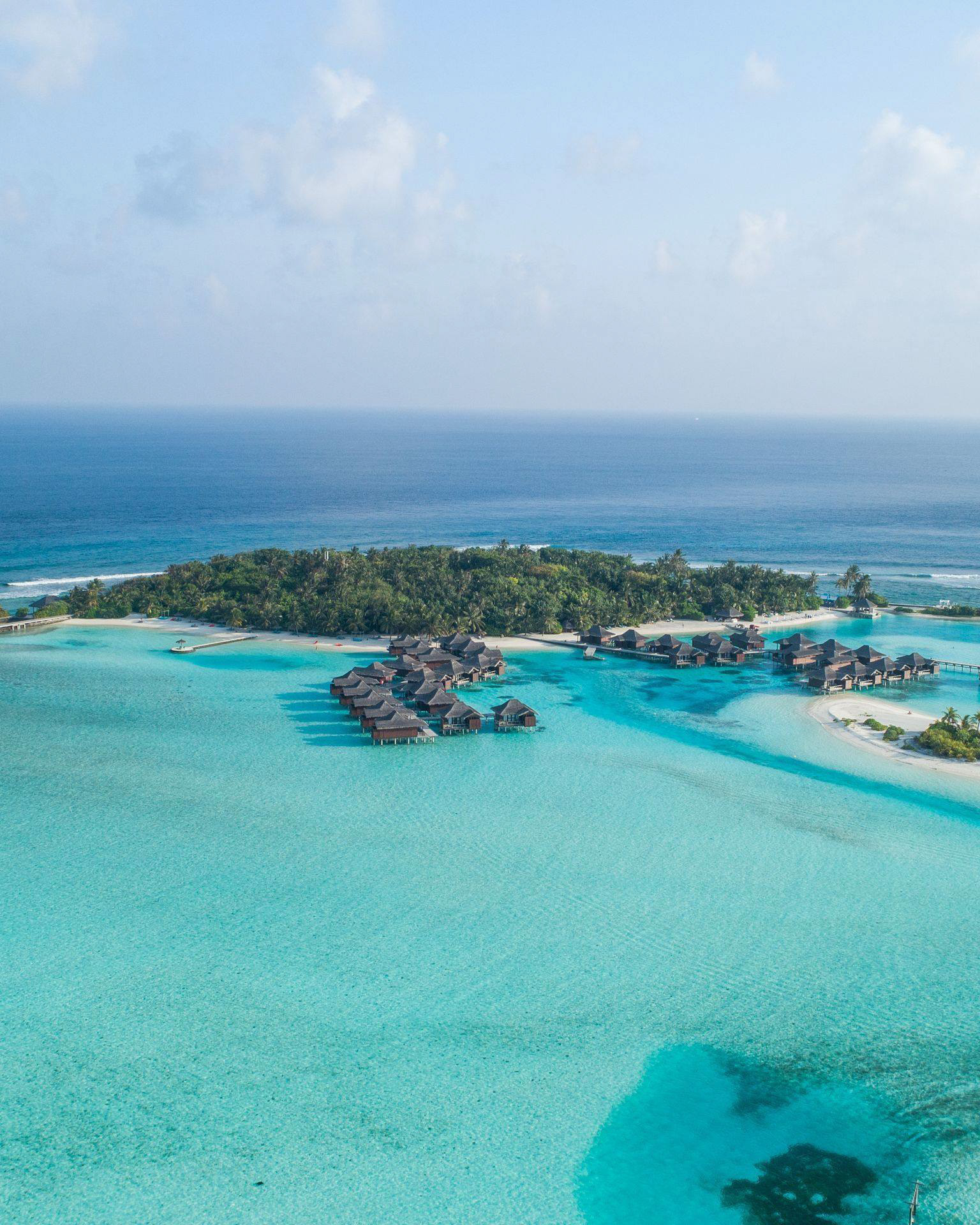 Anantara Veli Maldives Resort – South Male Atoll, Maldives – Private Island Aerial View