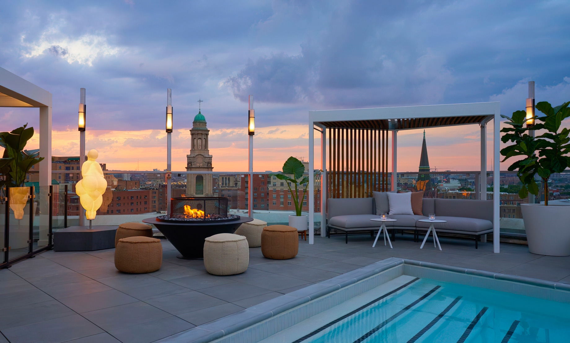 Hotel Zena, a Viceroy Urban Retreat - Washington, DC, USA - Rooftop Cabana