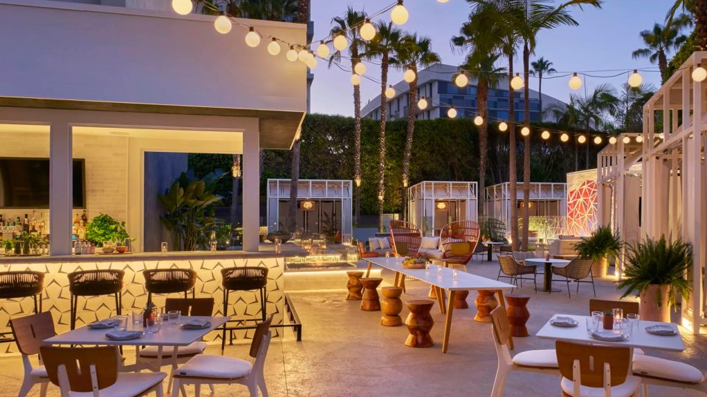 Viceroy Santa Monica Hotel - Santa Monica, CA, USA - Sugar Palm Santa Monica Reataurant Terrace