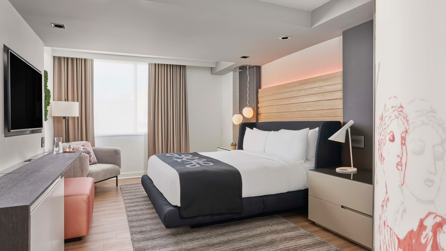 Hotel Zena, a Viceroy Urban Retreat - Washington, DC, USA - Zena King Room Bed