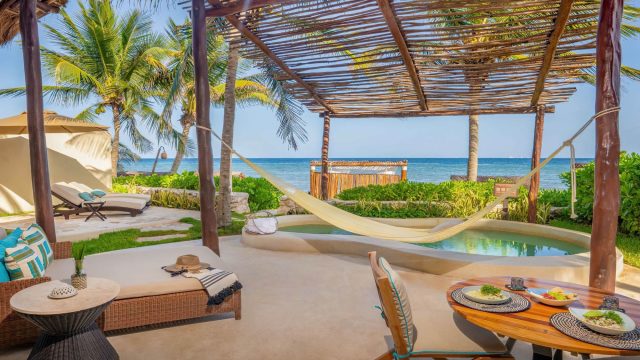 Viceroy Riviera Maya Resort - Playa del Carmen, Mexico - Beachfront Villa Deck