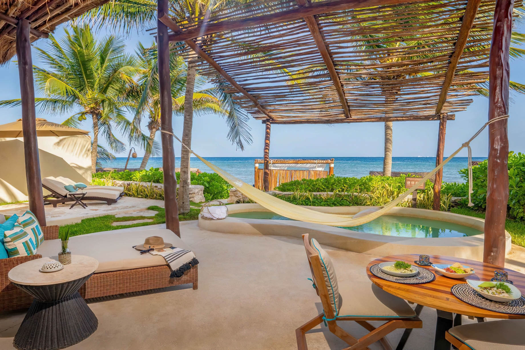 Viceroy Riviera Maya Resort - Playa del Carmen, Mexico - Beachfront Villa Deck