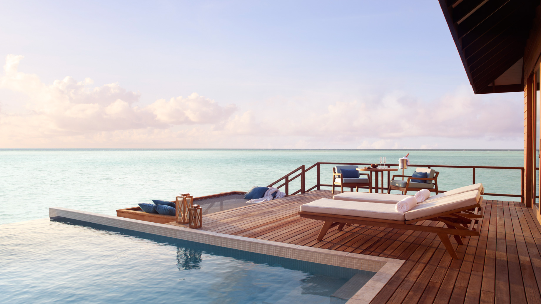 Anantara Veli Maldives Resort – South Male Atoll, Maldives – Deluxe Over Water Pool Villa Deck Ocean View