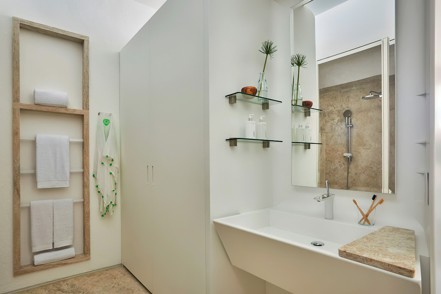 Viceroy Los Cabos Resort – San José del Cabo, Mexico – Partial Ocean View King Bed Guestroom Bathroom