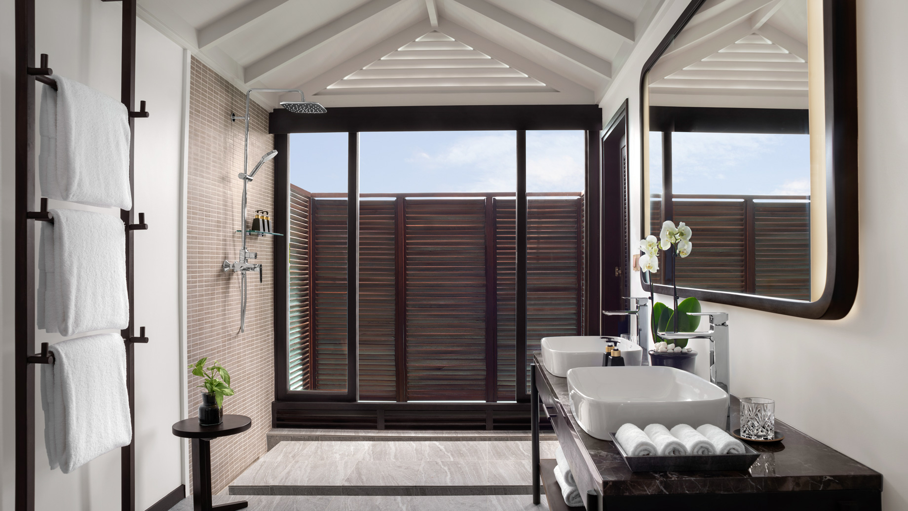 Anantara Veli Maldives Resort – South Male Atoll, Maldives – Over Water Villa Bathroom