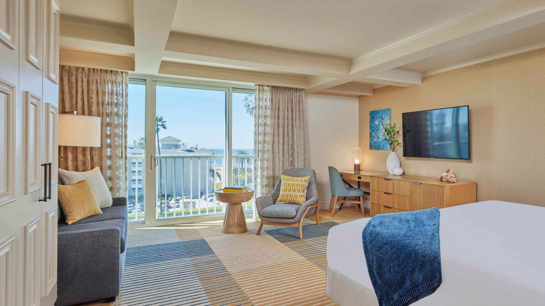 Viceroy Santa Monica Hotel – Santa Monica, CA, USA – Canary Partial Ocean View King Room
