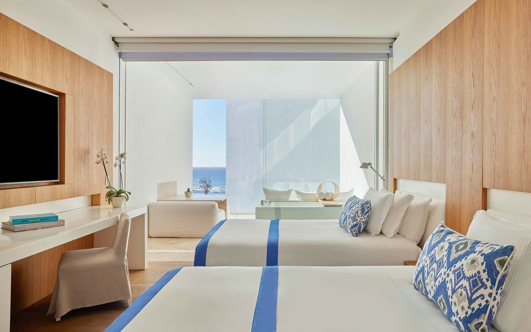 Viceroy Los Cabos Resort – San José del Cabo, Mexico – Partial Ocean View Two Double Bed Guestroom