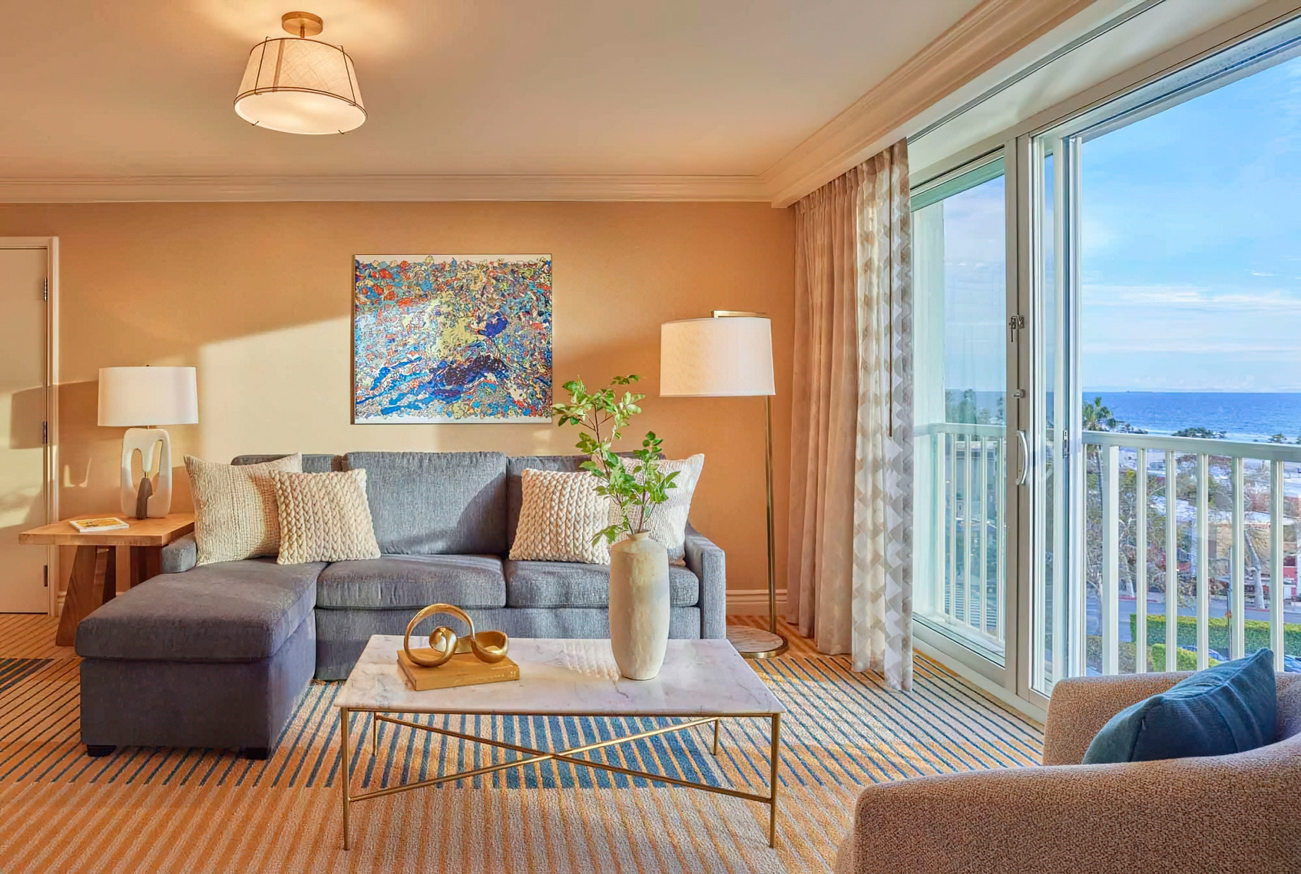 Viceroy Santa Monica Hotel – Santa Monica, CA, USA – Palmetto King Suite View