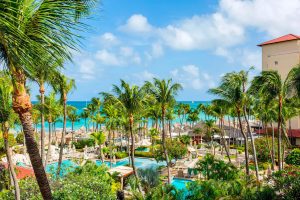 Hyatt Regency Aruba Resort & Casino - Noord, Aruba - Pool Ocean View Aerial