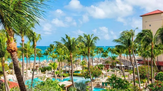 Hyatt Regency Aruba Resort & Casino - Noord, Aruba - Pool Ocean View Aerial
