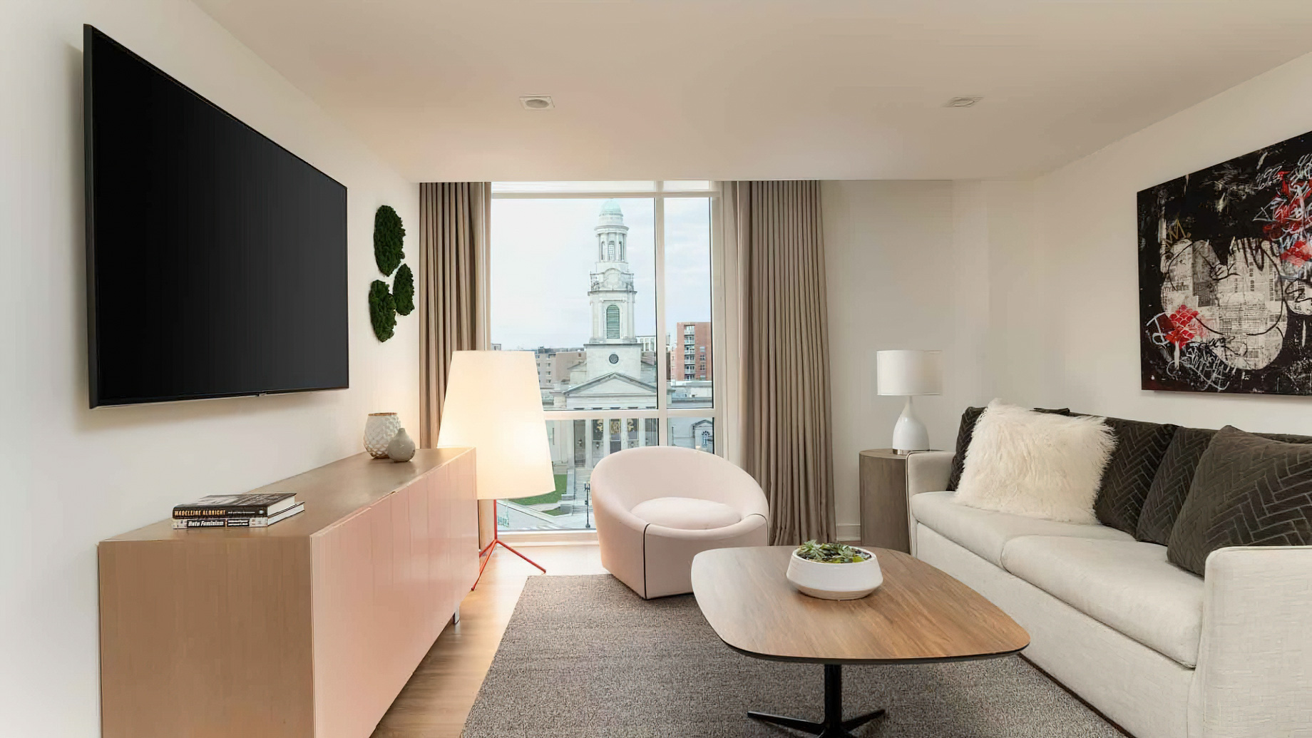 Hotel Zena, a Viceroy Urban Retreat - Washington, DC, USA - Zena Circle View King Suite Sitting Area