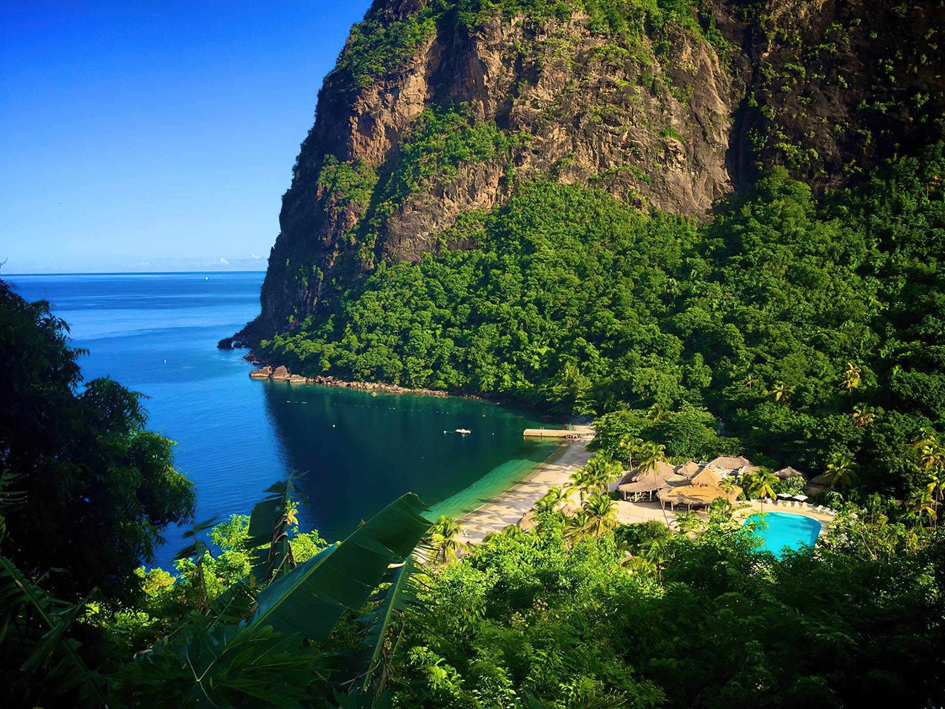 Sugar Beach, A Viceroy Resort – La Baie de Silence, Saint Lucia – Resort Mountain View