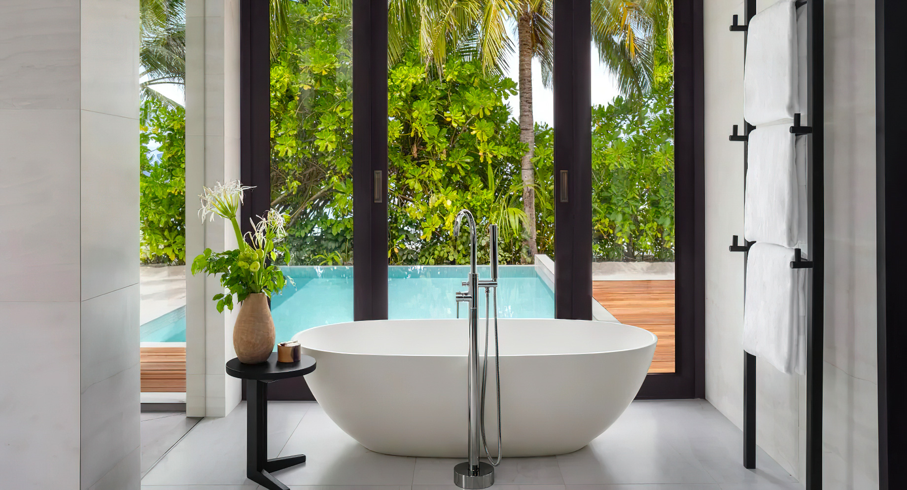 Anantara Veli Maldives Resort – South Male Atoll, Maldives – Beach Pool Villa Bathroom