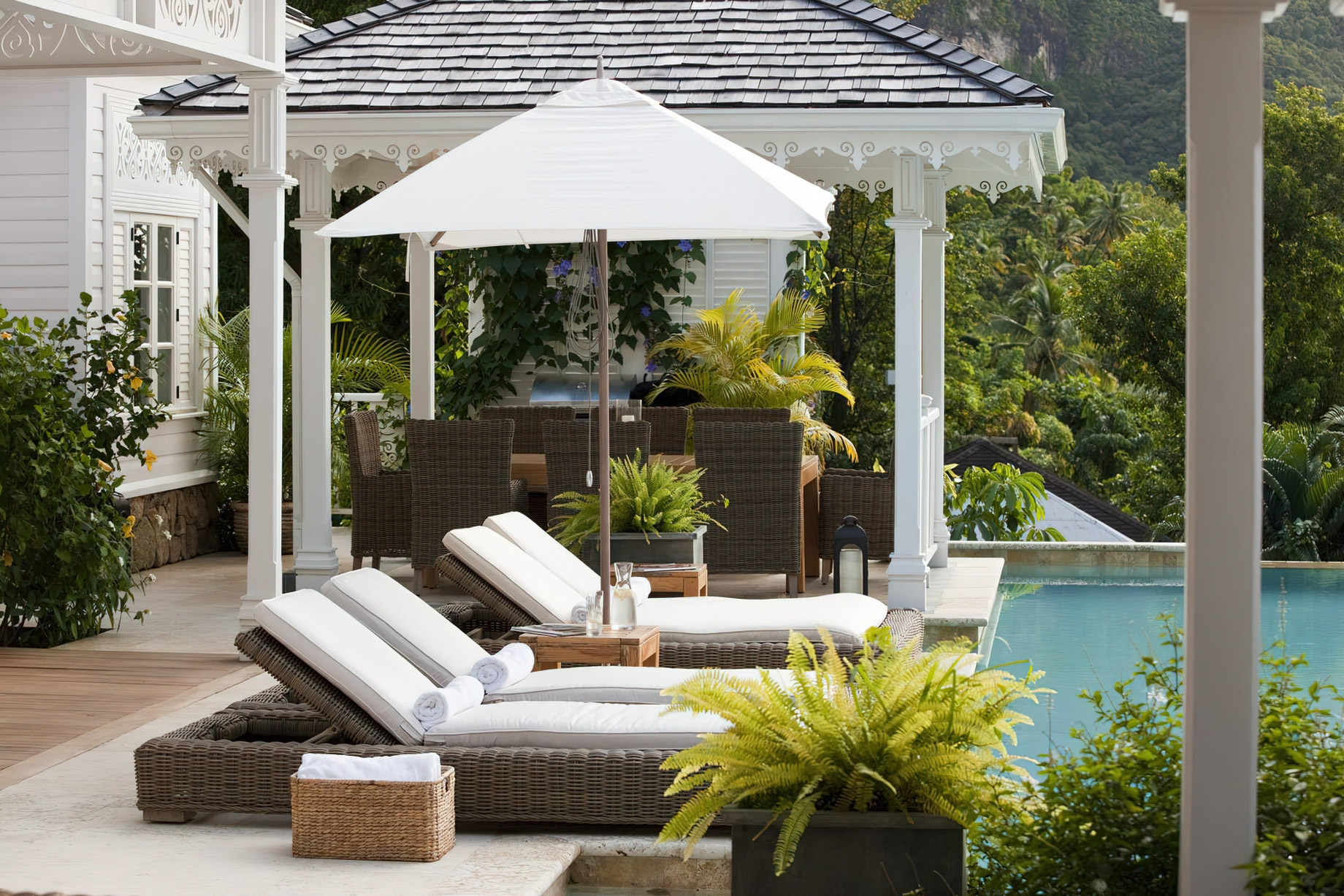 Sugar Beach, A Viceroy Resort – La Baie de Silence, Saint Lucia – Villa Pool Deck