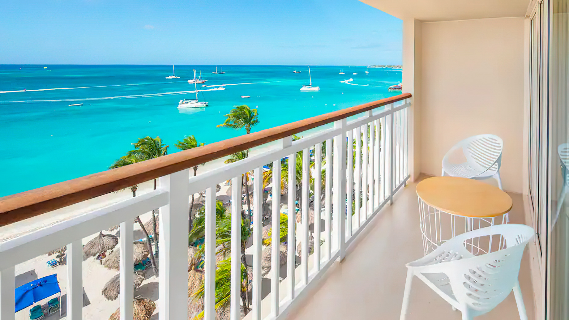Hyatt Regency Aruba Resort & Casino - Noord, Aruba - King Oceanfront Sunset Studio Balcony