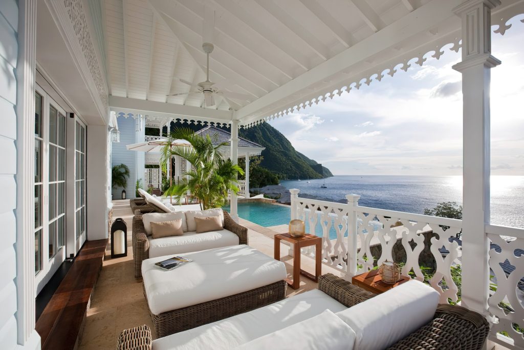 Sugar Beach, A Viceroy Resort - La Baie de Silence, Saint Lucia - Villa Pool Deck Ocean View