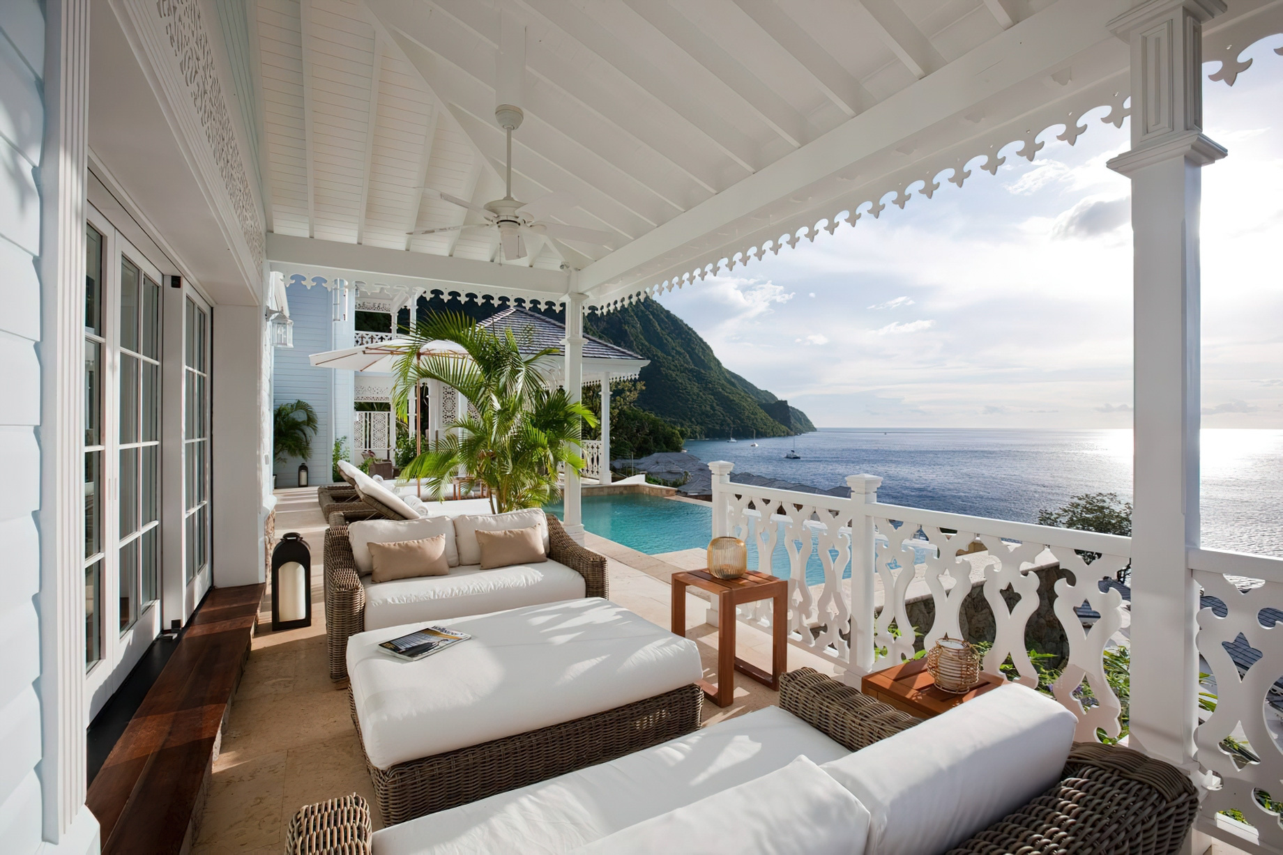 Sugar Beach, A Viceroy Resort – La Baie de Silence, Saint Lucia – Villa Pool Deck Ocean View